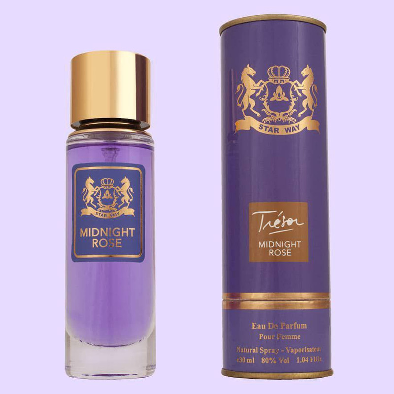 عطر جیبی زنانه استار وی مدل میدنایت رز حجم 35 میلی لیتر