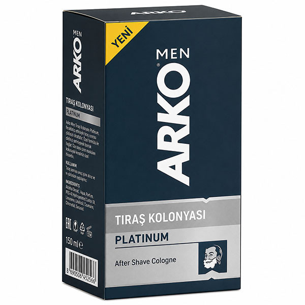 افتر شیو آرکو بر پایه آب مدل Platinum حجم 255 میلی لیتر